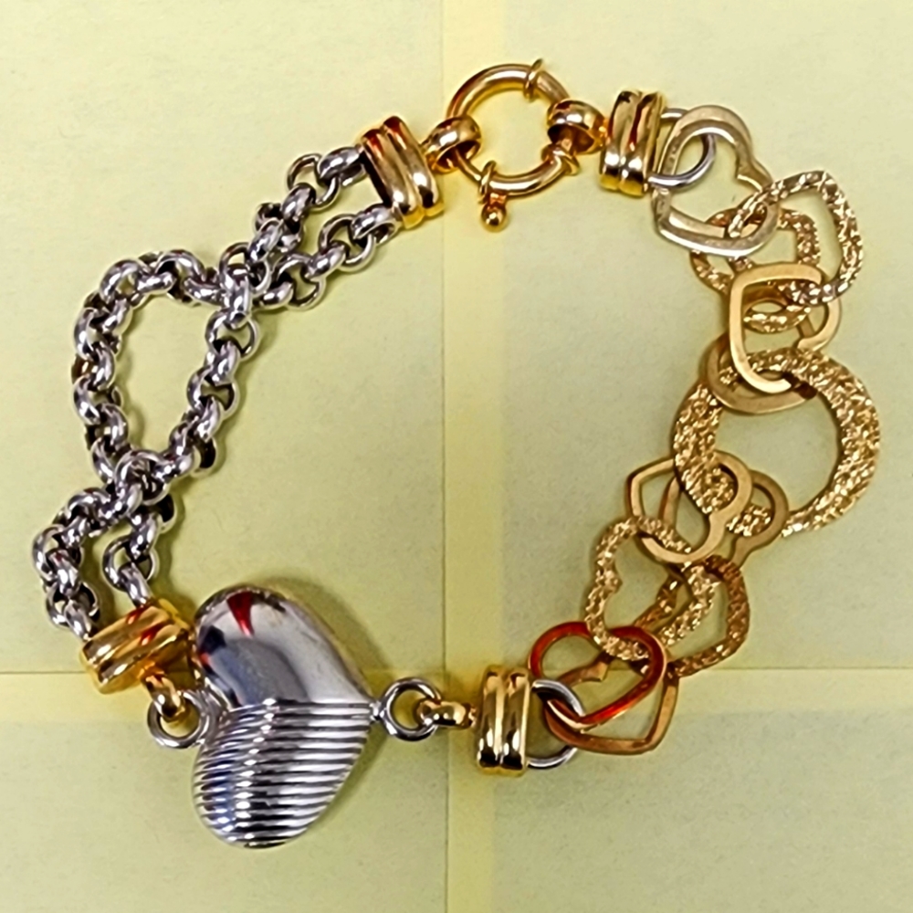 14k 4.2 grams Bracelet Two Tone